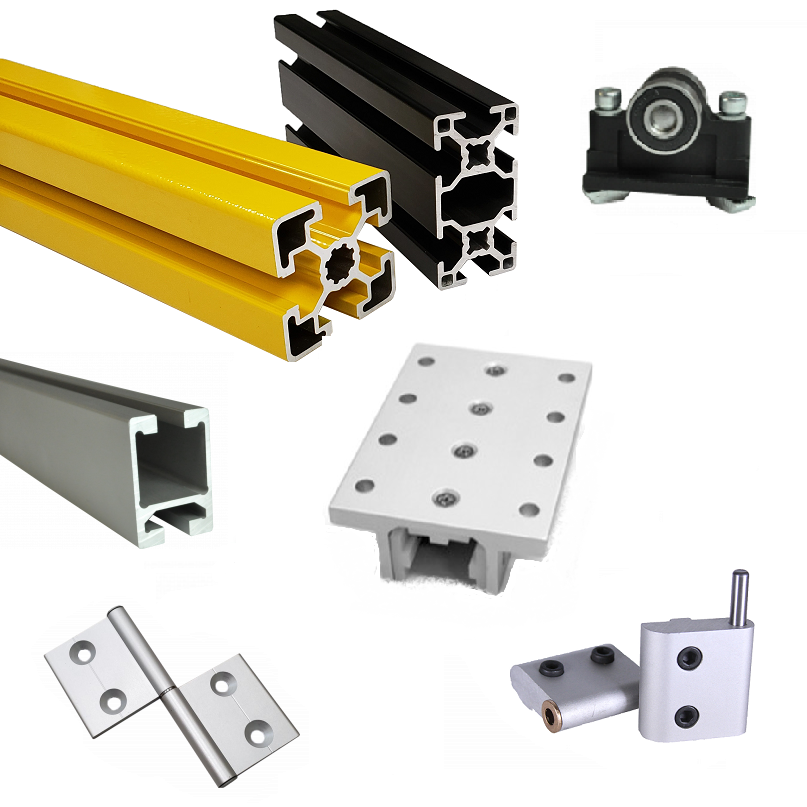 Extrusiones de Aluminio Ranuradas en T